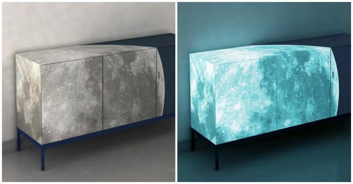 Любувайте се на красиво пълнолуние в дневната