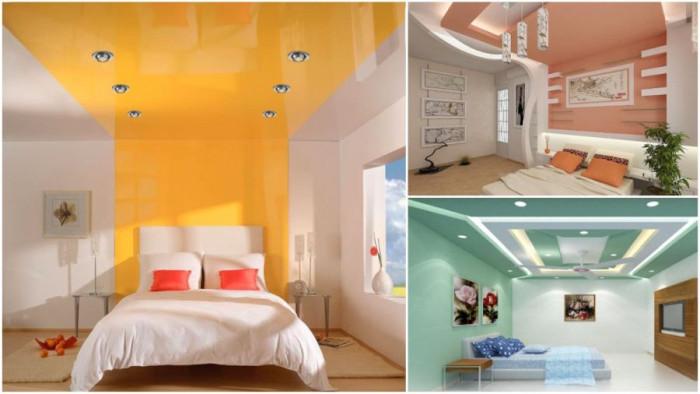 Когато окачените тавани участват в игра на цветовете