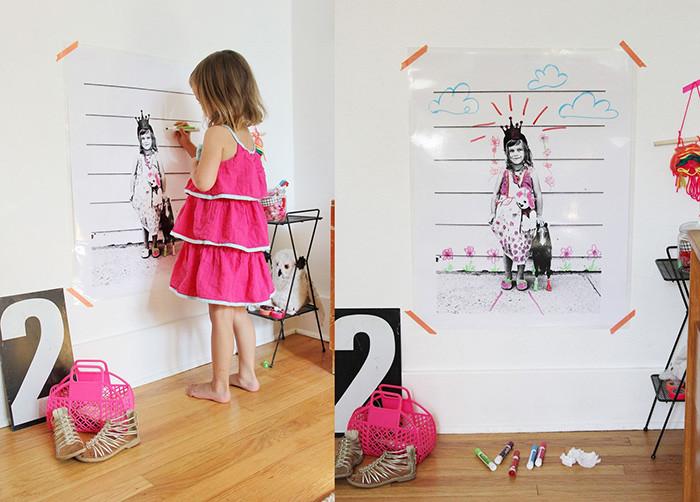 Украсете с картините детската стая