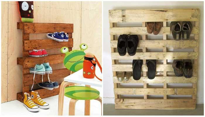 Сложете край на захвърлените обувки