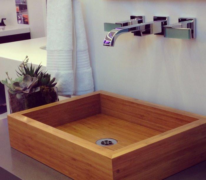 Мивка от… дърво?