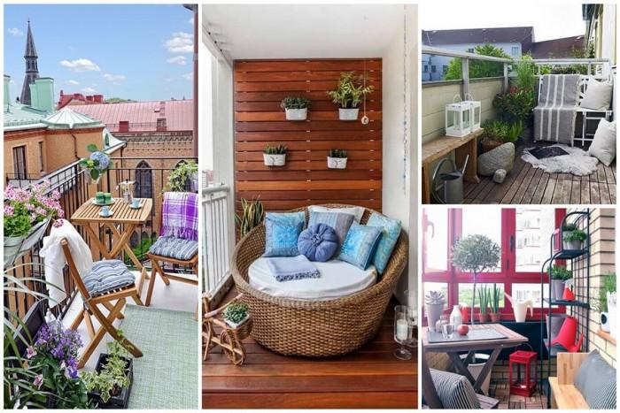 Поддържаният балкон е белег за красив дом