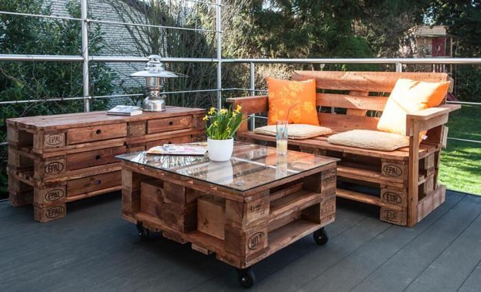 Заложете на цялостно палети обзавеждане