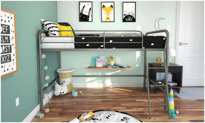 Създайте повече подово пространство с легло на висок етаж