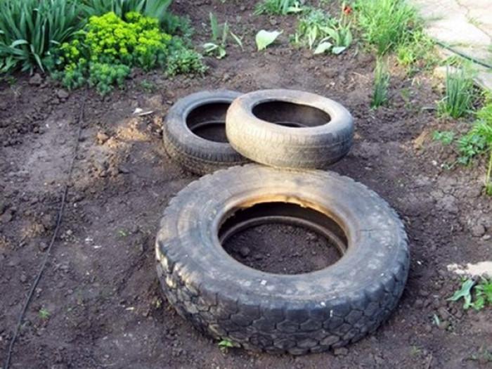 Градинско езеро от стара гума в 5 стъпки