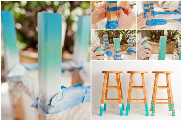 Придайте индивидуалност на бар столовете