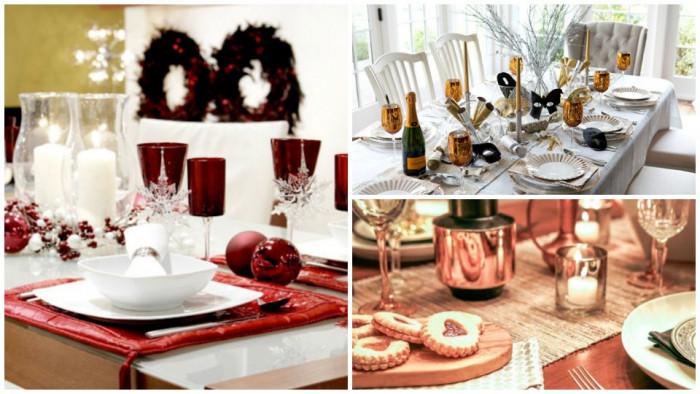 5 красиви идеи за празничната новогодишна трапеза