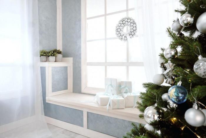 И ако нямате време, винаги има начин да украсите прозорците за зимните празници