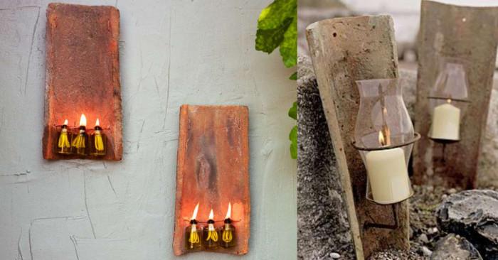 Романтични идеи за градината с керемиди