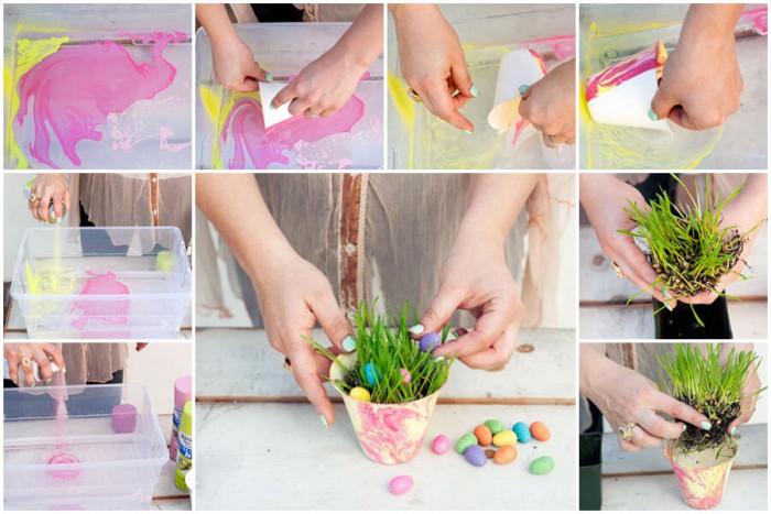 Придайте нови шарки на старите саксии