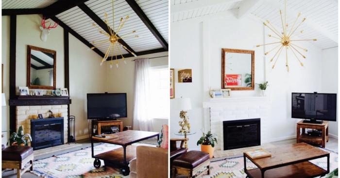 Ефектни промени в дневната, с четка в ръка