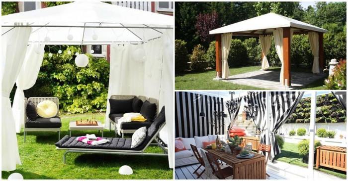 Как да изберем подходяща шатра за градината?