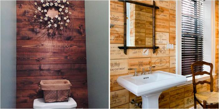 Стена от палети