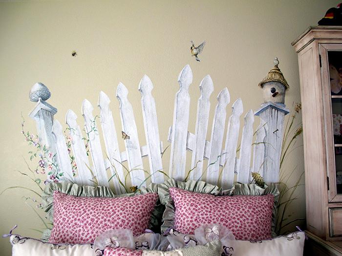 Табло за легло от приказна ограда