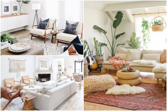 Как да създадете перфектната скандинавско-бохемска всекидневна