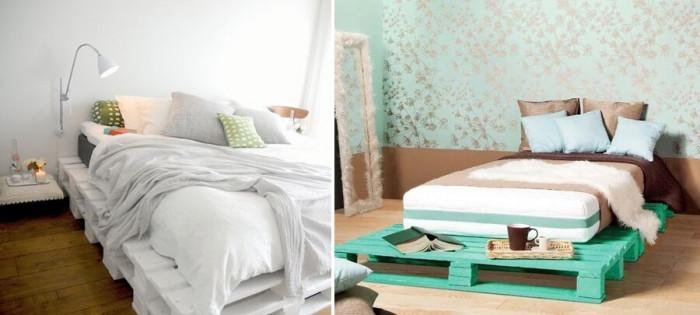 Ефектно и евтино - спалня от палети