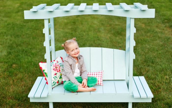 Детска пейка - катерушка