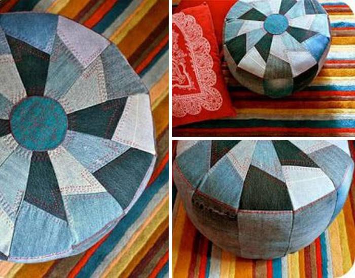 Вече си имате пуф от дънки!