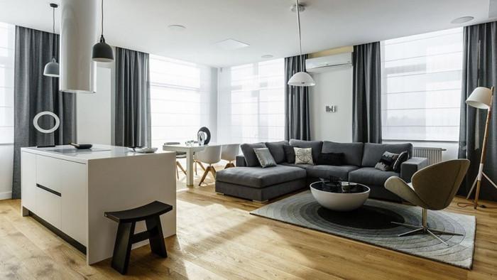 Модерно и функционално решение - обединяване на помещенията в едно