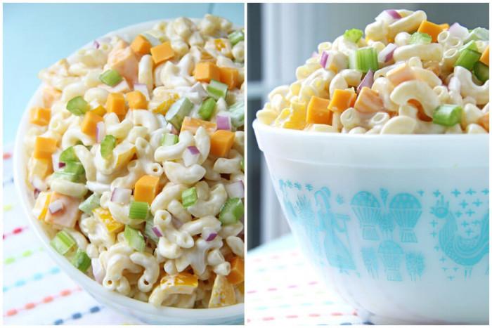 Салата с макарони и майонеза за вашата богата трапеза