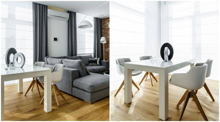 Бялото се настанява удобно в трапезарията