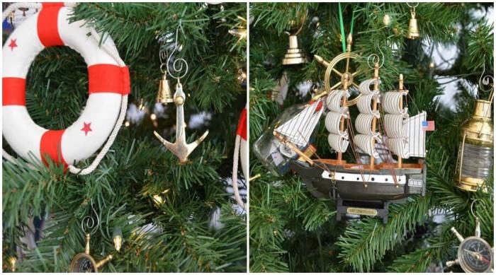 Симпатични макети на кораби срещаме по елхите в Гърция