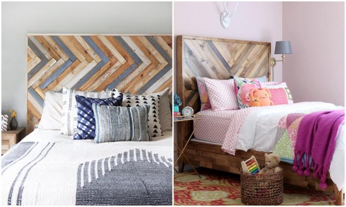 Кралско легло с рамка от палети