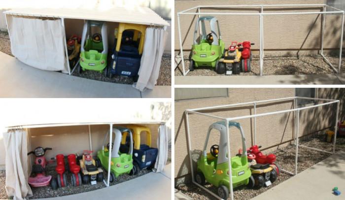 Гараж за многобройните колички