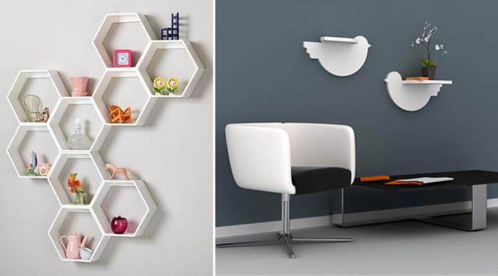 Чаровни рафтове за стена, в които ще се влюбите