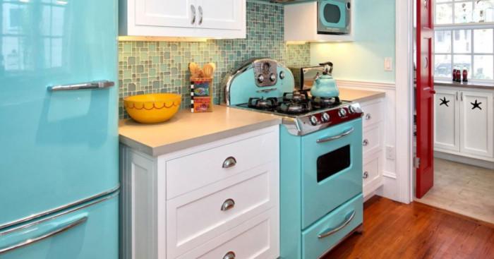 Изберете луксозна ретро бяла техника