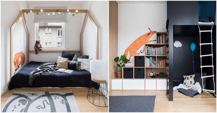 Креативна детска стая, подходяща за малки и пораснали деца