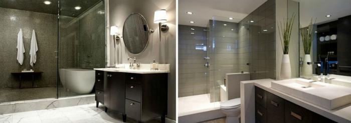 Отделни зони в банята