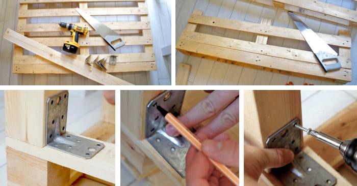 Конструкция на пейка от палети