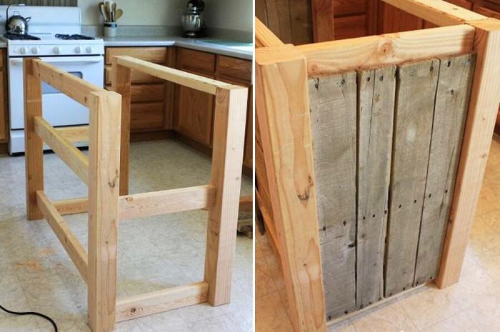 Започнете с изграждането на конструкцията