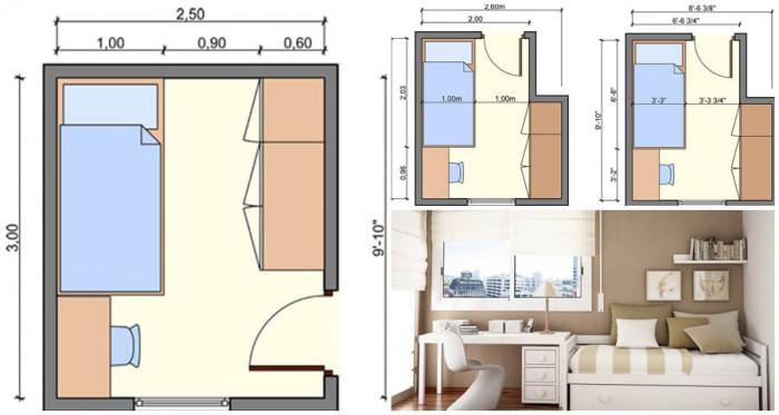 Поставете леглото в най-далечния ъгъл спрямо вратата