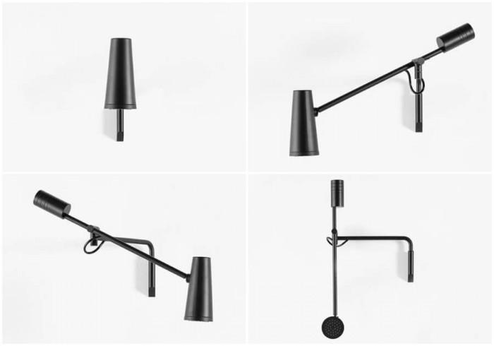 Компактна подвижна душ глава за малка баня