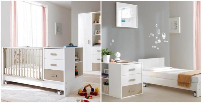 Някои бебешки креватчета се трансформират в по-големи легла