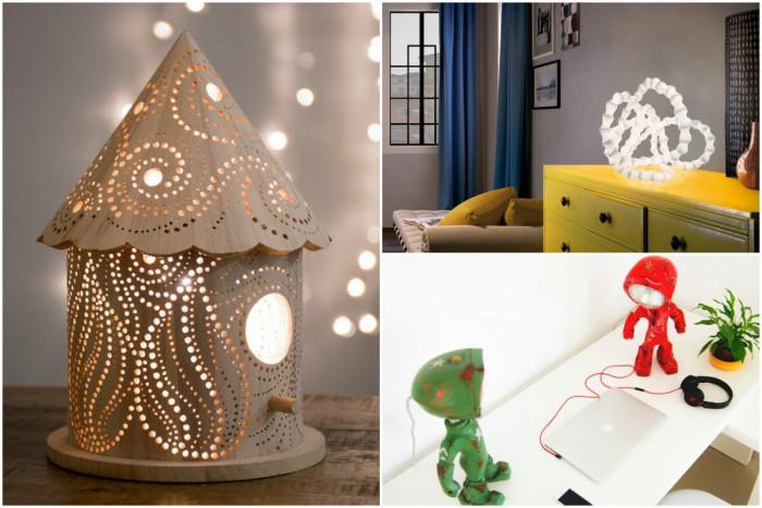 5 креативни нощни лампи за вашата спалня