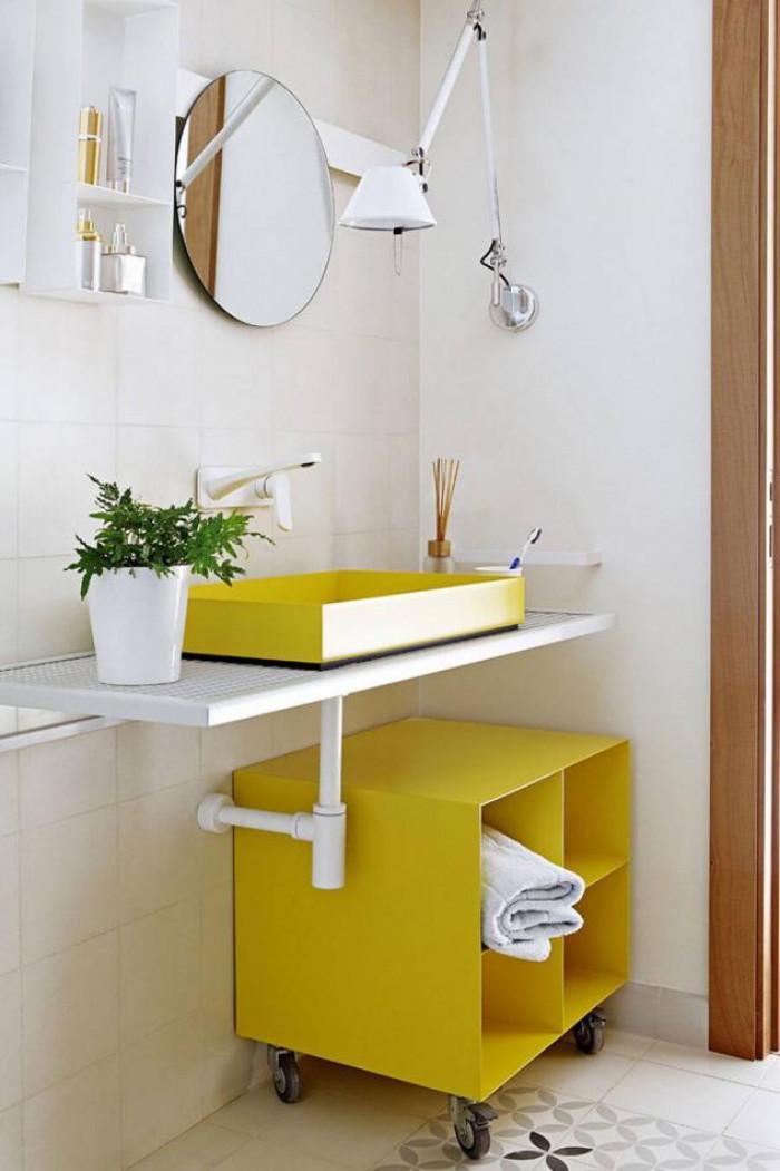 Слънчево настроение витае в пределите на банята!