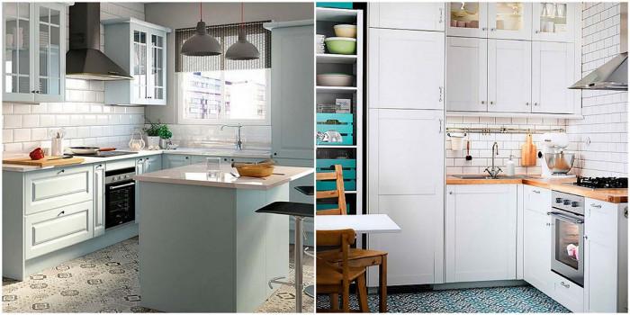 Характерното за кухнята в бяло може да се направи в интересни съчетания