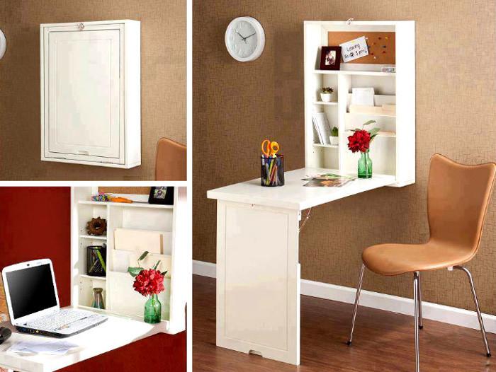 Практичен офис... в стената