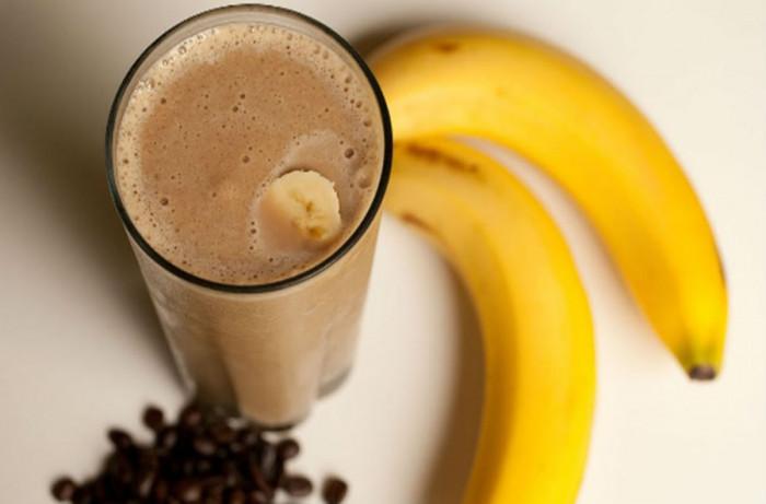 Нескафе фрапе с банани