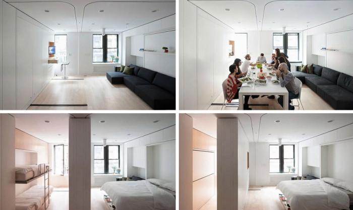 Сгъваем апартамент - функционален дом в 30 кв. м.