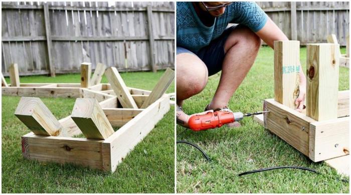 Прикрепете крачетата, като използвате допълнителни винтове за по-голяма устойчивост