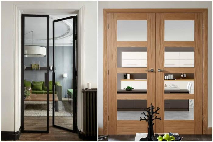Двукрилите врати спомагат за сливане на две помещения