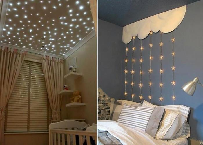 Детски лампи като интересна композиция от множество лампички