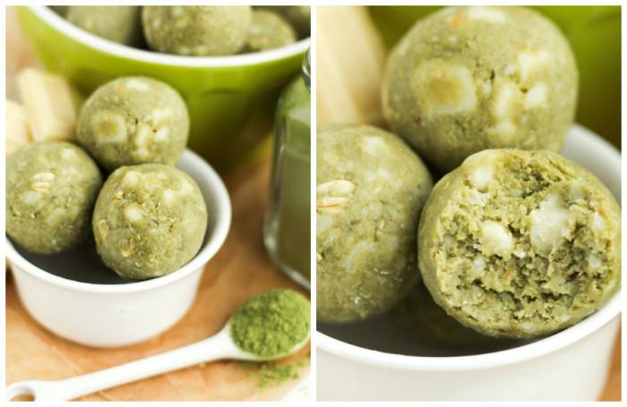 Зелени фъдж-топчета