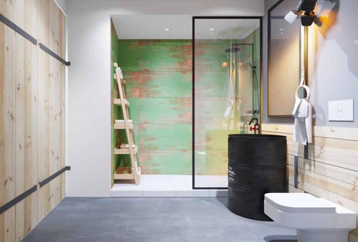 Артистичност, внесена в баня в спа-стил