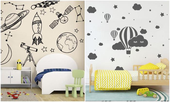 Заменете тапетите със стикери за стена