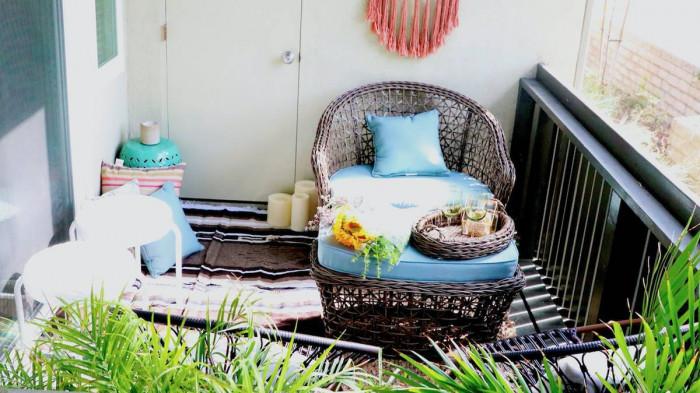 Бохо стил – вдъхновение за малък балкон!